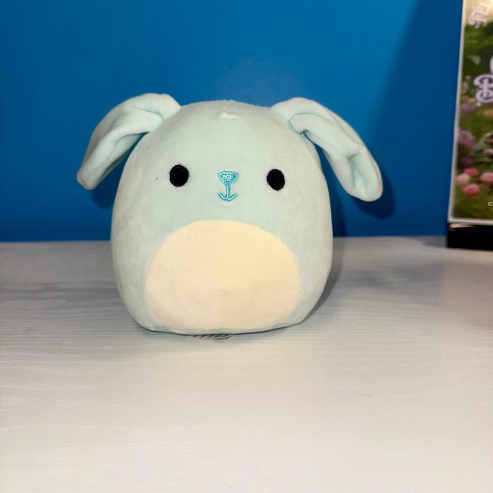 Buttons the Bunny Squishmallow 5” Plush 2020 Kellytoy EUC